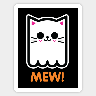 Kitty Ghost Sticker